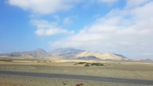 Il deserto tra Ciclayo e Trujillo