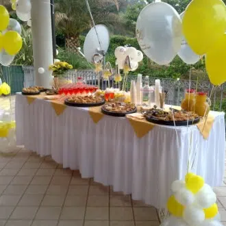 palloncini tavolo buffet